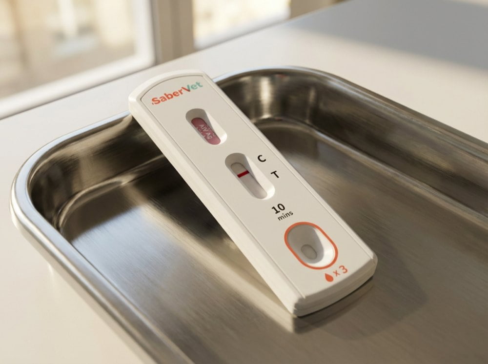 Sabervet AIV Ag Test Cassette Macro